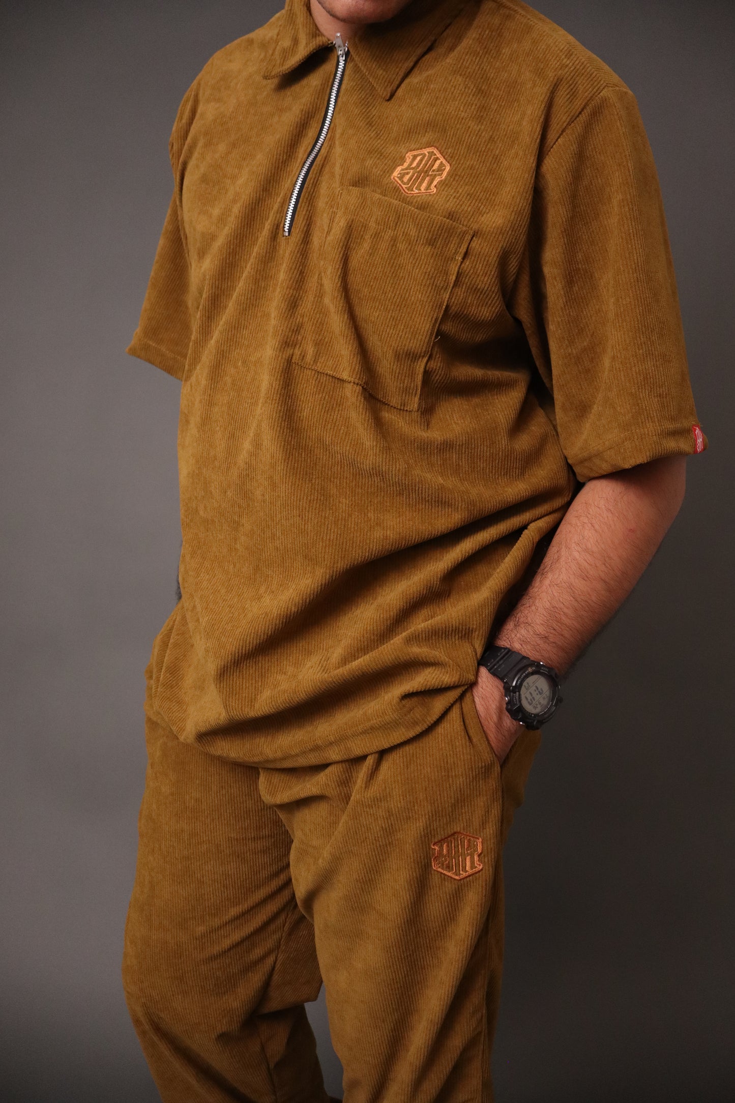 BTH - CORDUROY QUARTER ZIP WORKWEAR