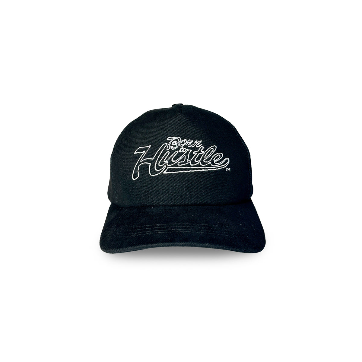 BTH CURSIVE STRUCTURED 5 PANEL BASEBALL CAP